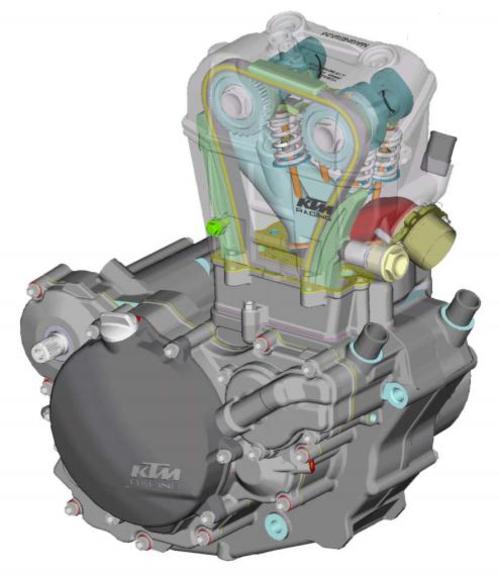 Product picture KTM 250 SXF Engine Repair Manual 2005-2008