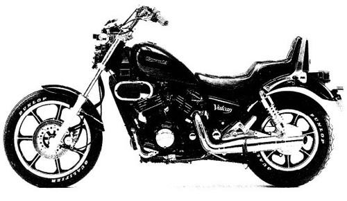 Product picture kawasaki 1984-2000 Vulcan VN750 TWIN Service Manual